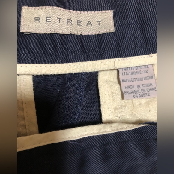 Retreat Navy Blue Khaki Pants - Picture 3 of 5